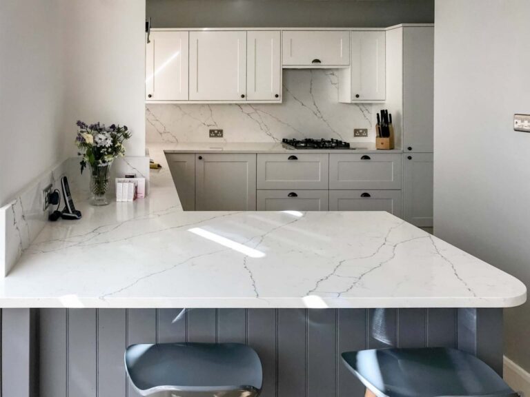 Alaska Bianca Quartz Worktop